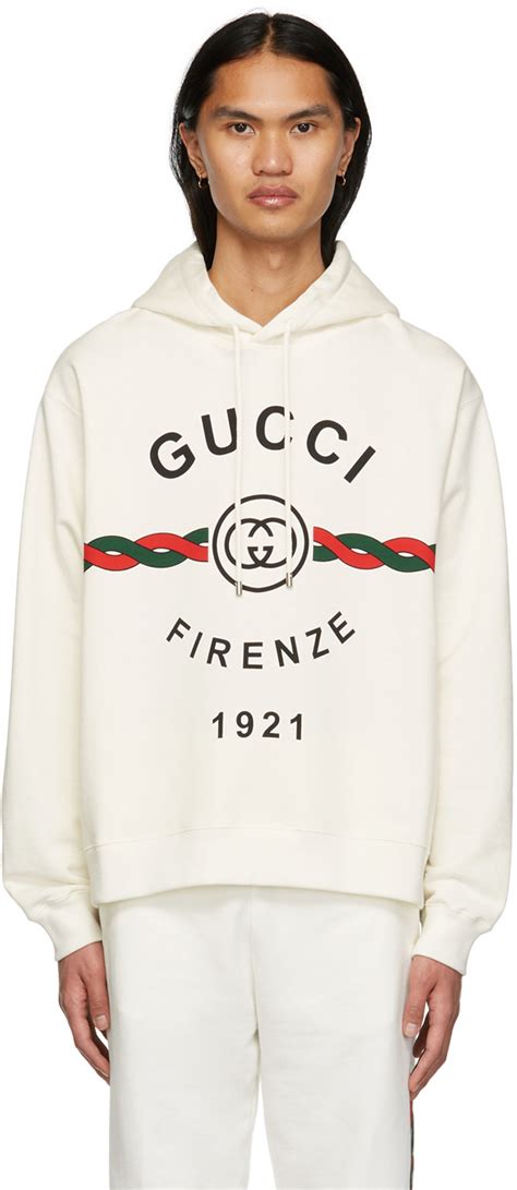 棉质“Gucci Firenze 1921”连帽卫衣 .